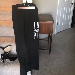 Pink sweatpants
